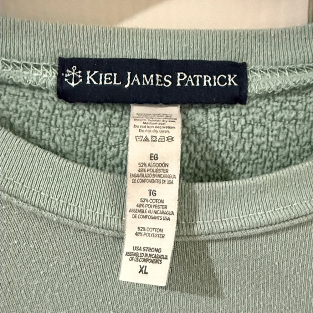 Kiel James Patrick Seafoam Green Crewneck - Picture 2 of 5